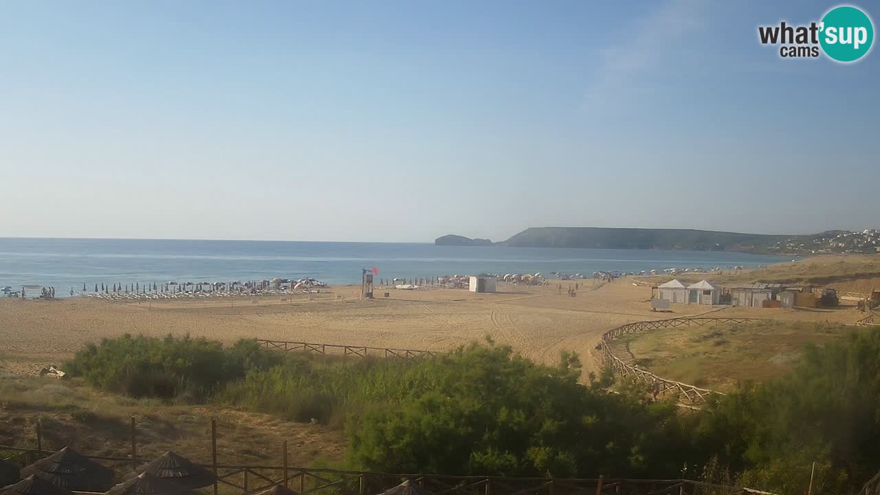 Cámara web Torre dei Corsari – Vista en directo de la playa desde Punta Usai