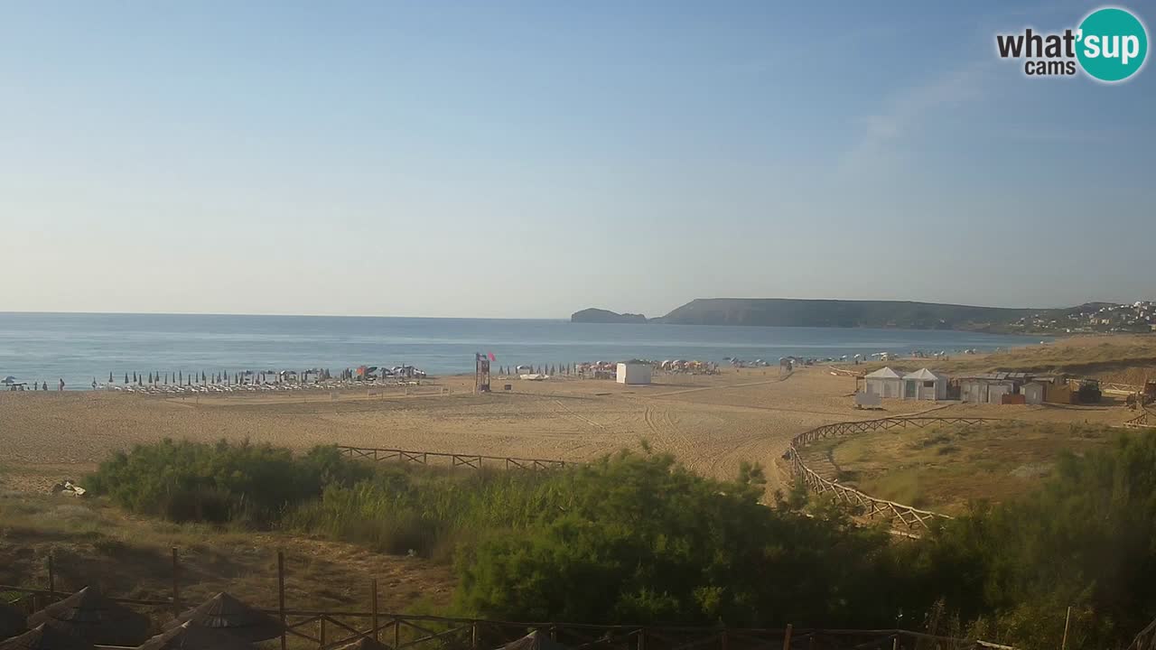 Cámara web Torre dei Corsari – Vista en directo de la playa desde Punta Usai