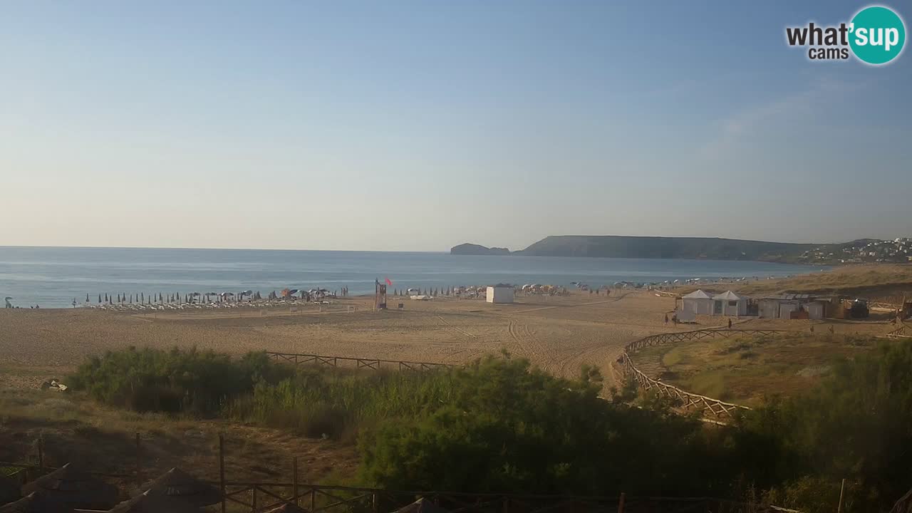 Webcam Torre dei Corsari – Vista live sulla spiaggia da Punta Usai
