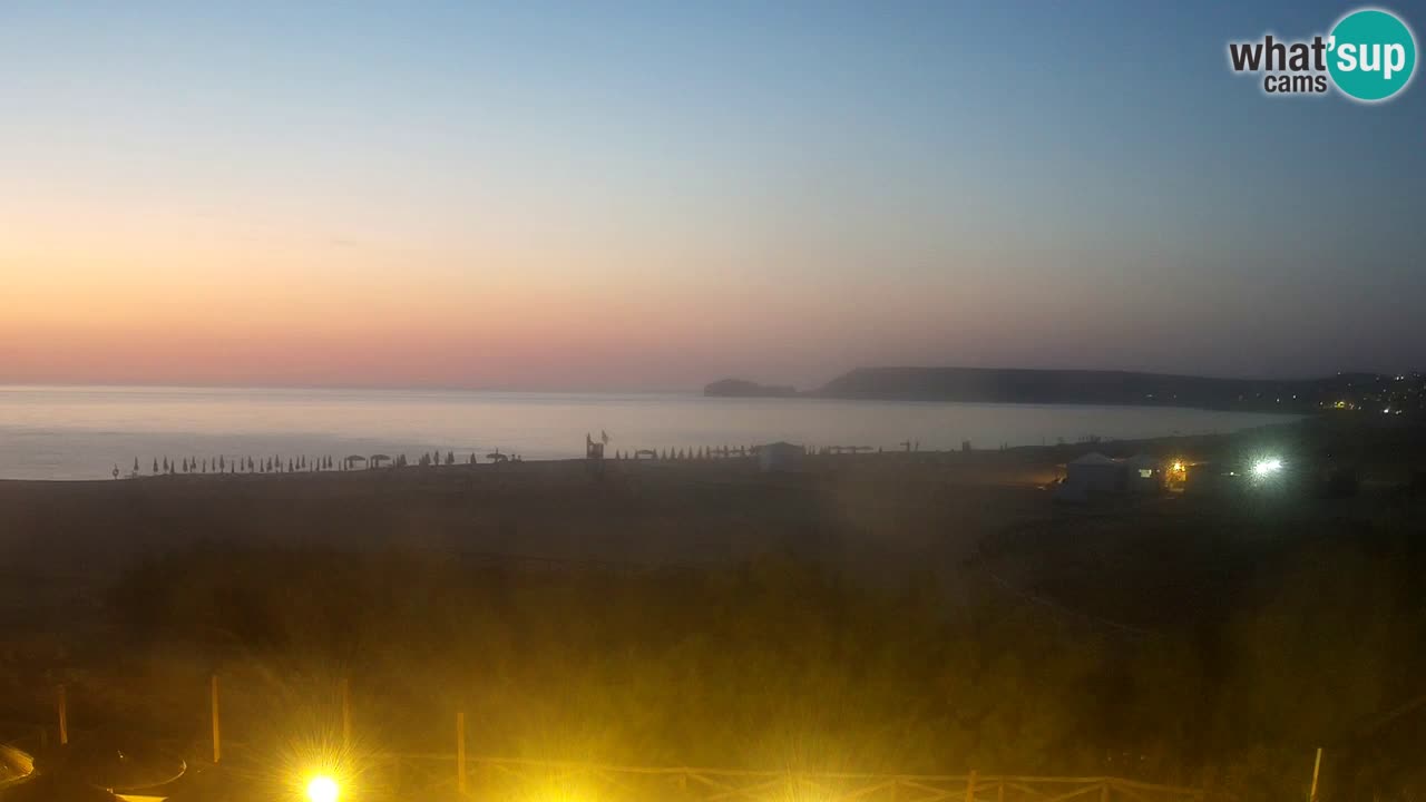 Web kamera Torre dei Corsari – Pogled uživo na plažu s Punta Usai