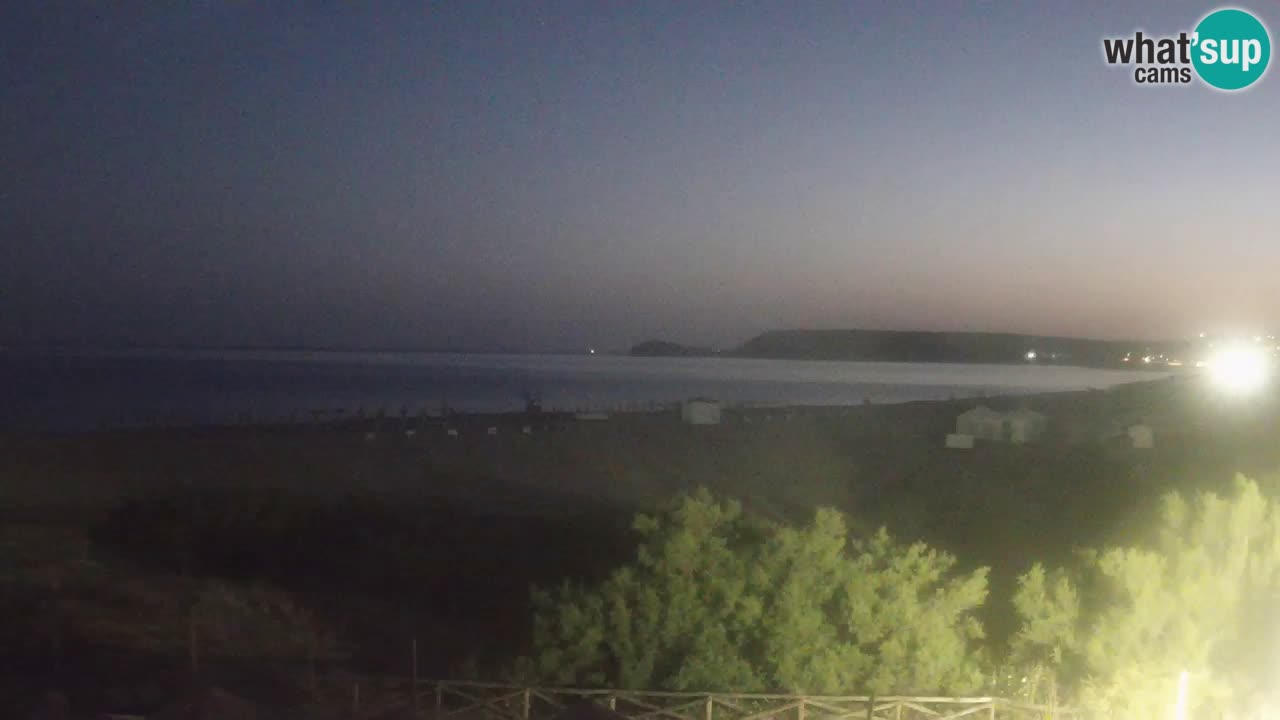 Webcam Torre dei Corsari – Vista live sulla spiaggia da Punta Usai
