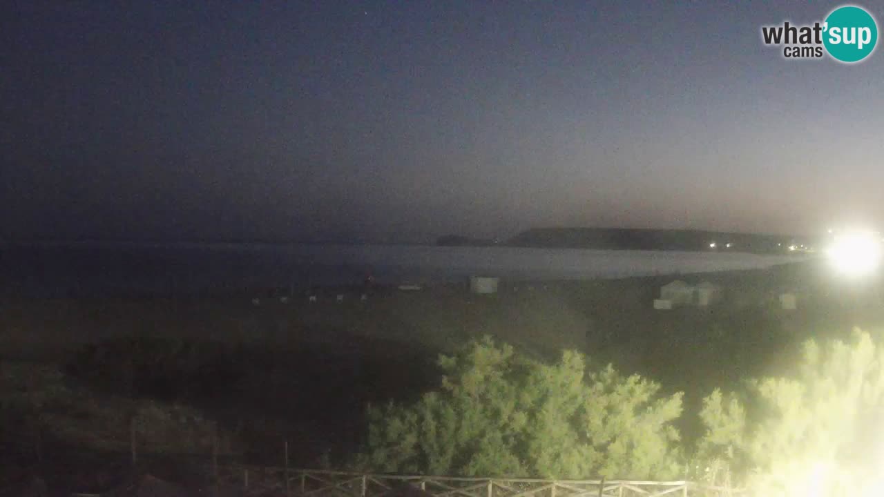 Web kamera Torre dei Corsari – Pogled uživo na plažu s Punta Usai