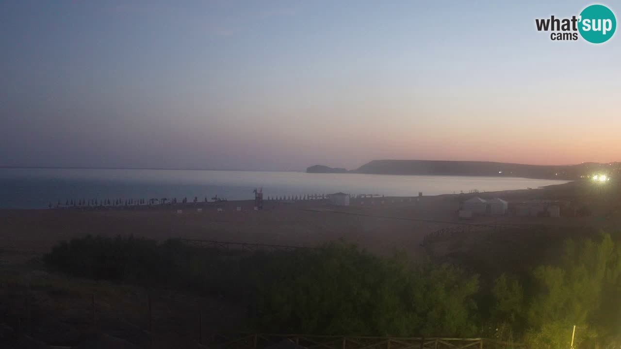 Webcam Torre dei Corsari – Vista live sulla spiaggia da Punta Usai