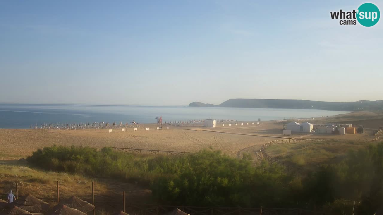 Webcam Torre dei Corsari – Vista live sulla spiaggia da Punta Usai
