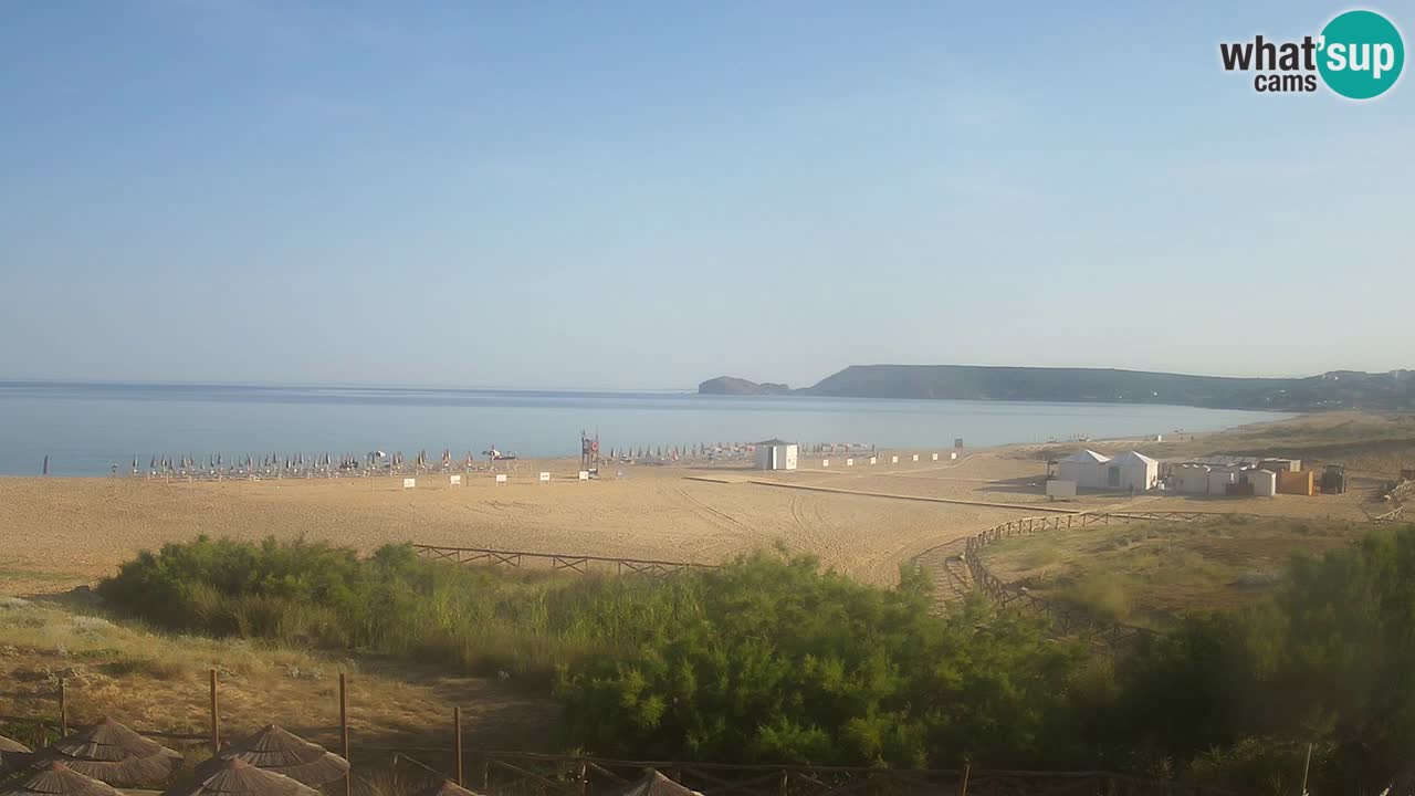 Webcam Torre dei Corsari – Liveblick auf den Strand von Punta Usai