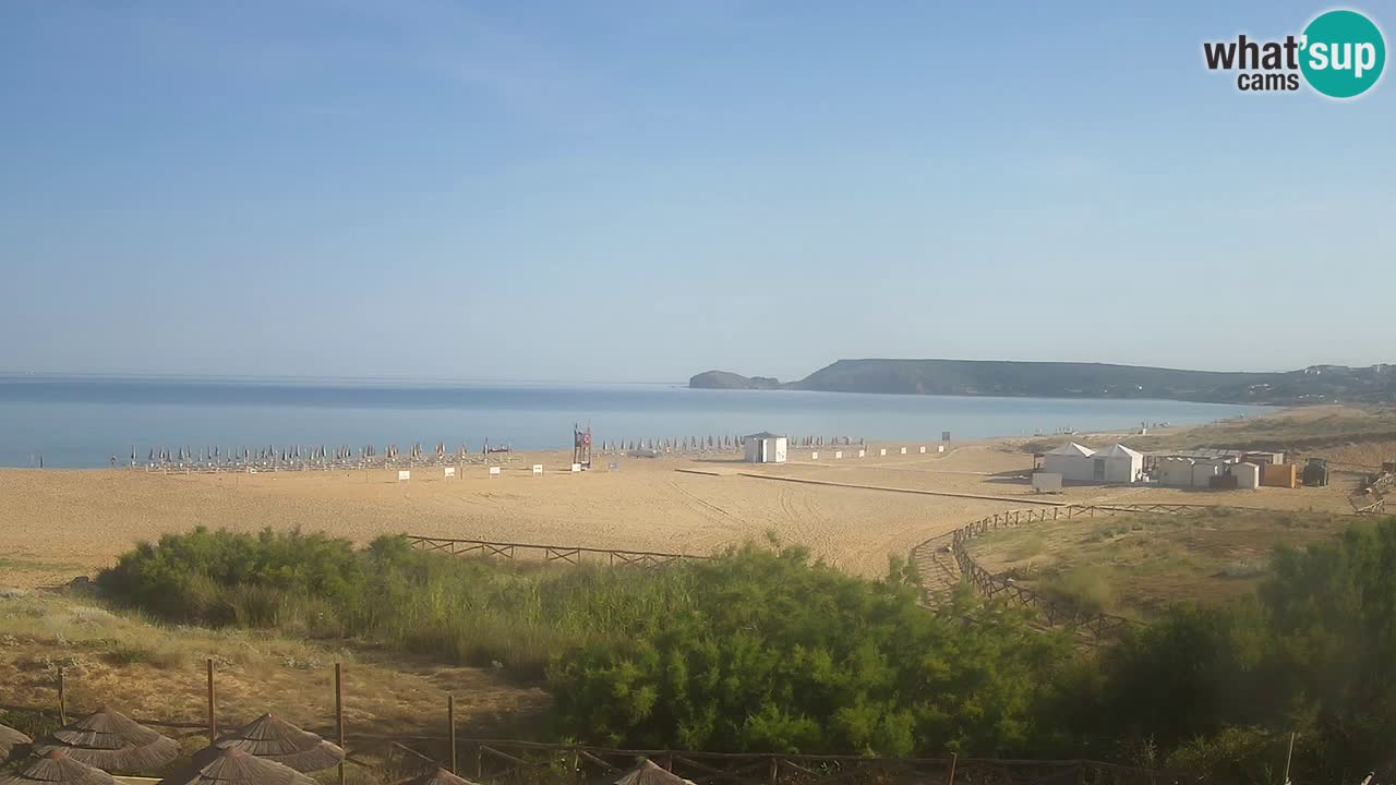 Webcam Torre dei Corsari – Vue en direct sur la plage depuis Punta Usai