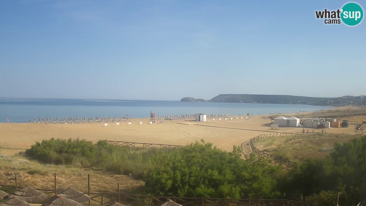 Spletna kamera Torre dei Corsari – Pogled v živo na plažo s Punta Usai