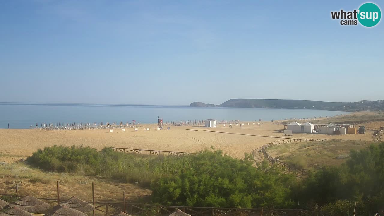 Webcam Torre dei Corsari – Liveblick auf den Strand von Punta Usai