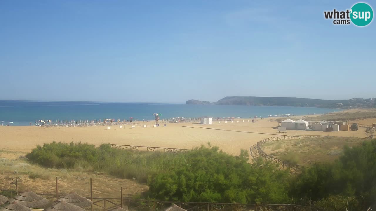 Webcam Torre dei Corsari – Vista live sulla spiaggia da Punta Usai