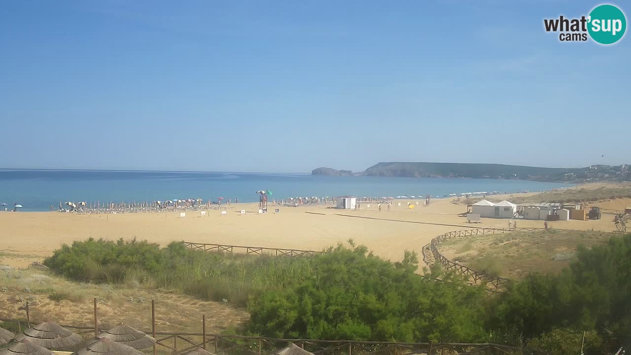 Webcam Torre dei Corsari – Liveblick auf den Strand von Punta Usai