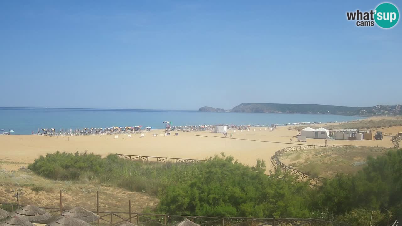 Webcam Torre dei Corsari – Liveblick auf den Strand von Punta Usai