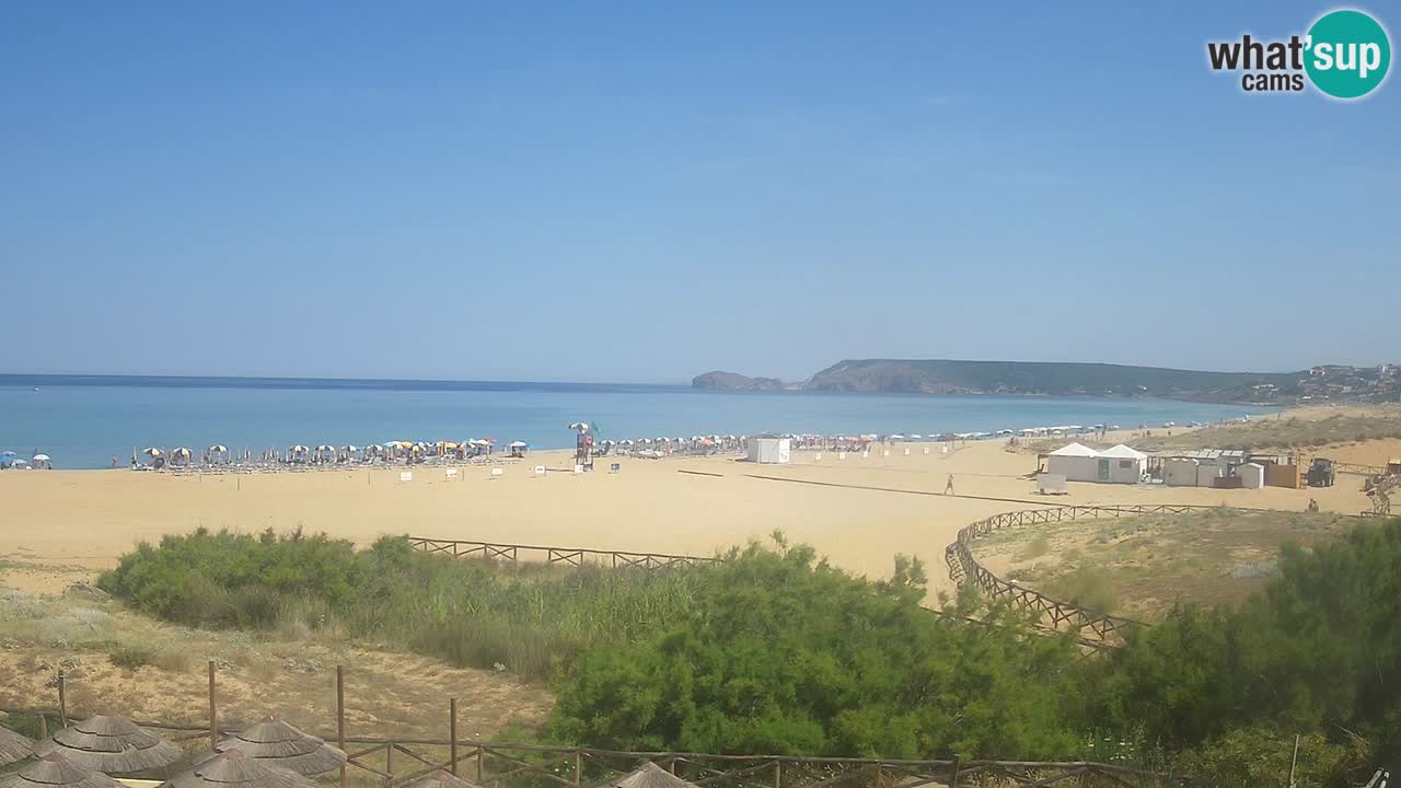 Webcam Torre dei Corsari – Vista live sulla spiaggia da Punta Usai