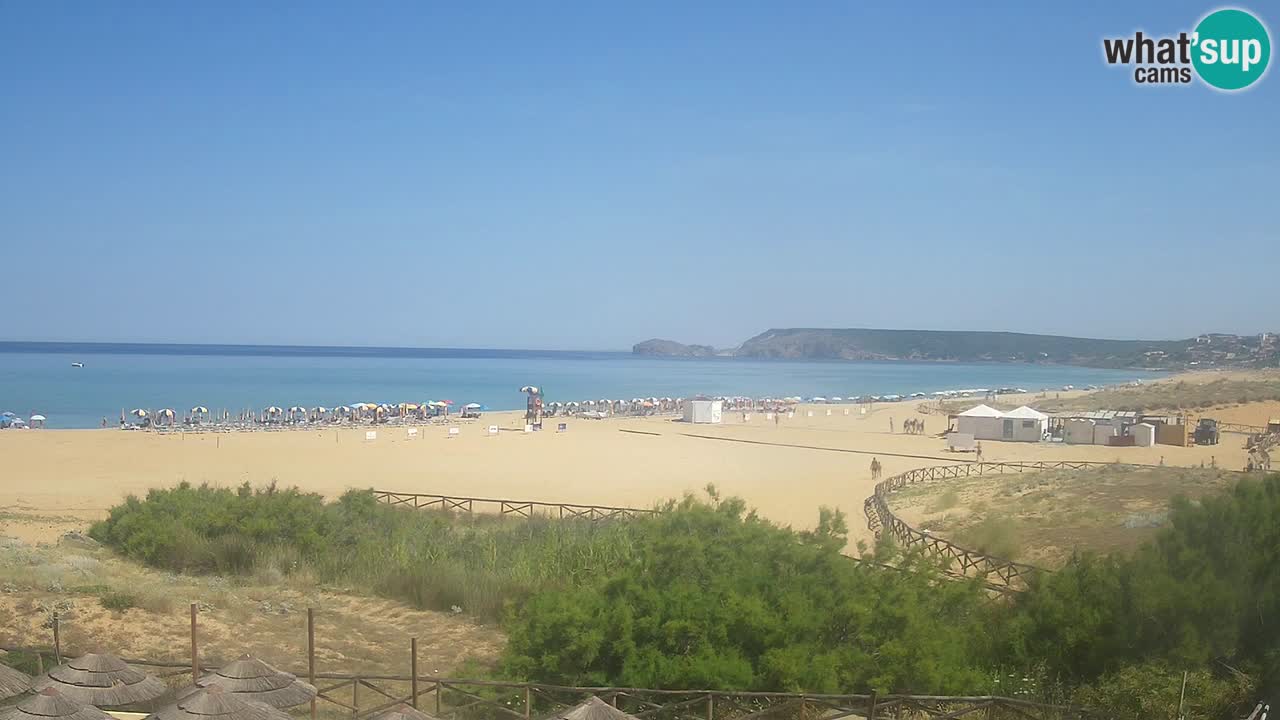 Webcam Torre dei Corsari – Vue en direct sur la plage depuis Punta Usai