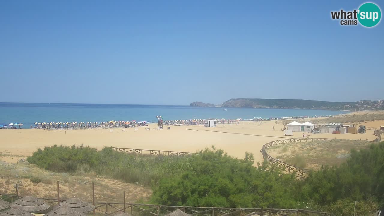 Webcam Torre dei Corsari – Live Beach View from Punta Usai