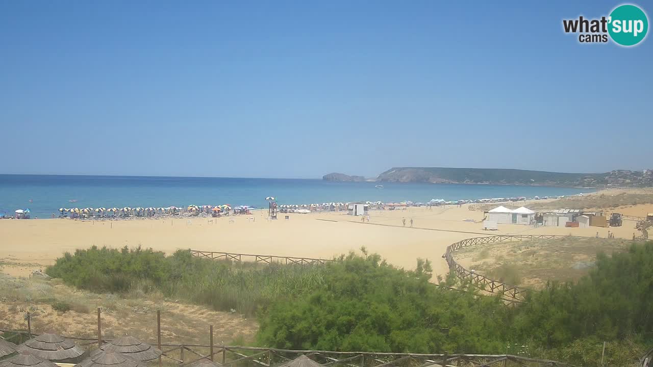 Webcam Torre dei Corsari – Liveblick auf den Strand von Punta Usai
