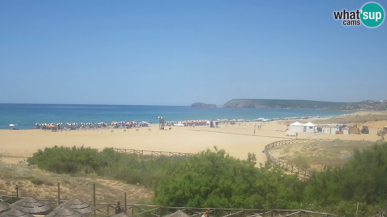 Webcam Torre dei Corsari – Liveblick auf den Strand von Punta Usai