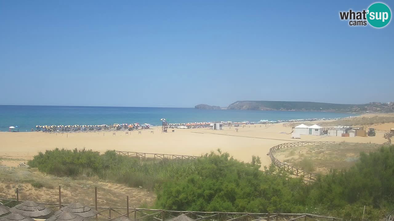 Webcam Torre dei Corsari – Live Beach View from Punta Usai