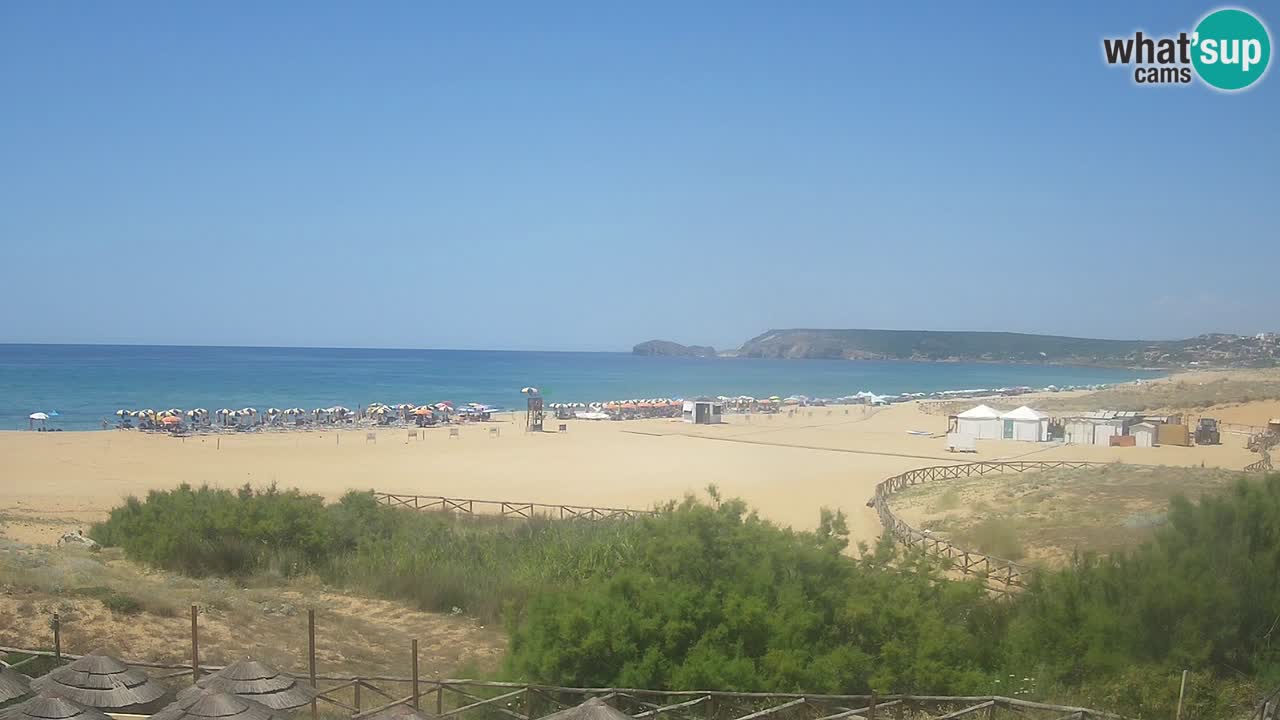 Cámara web Torre dei Corsari – Vista en directo de la playa desde Punta Usai