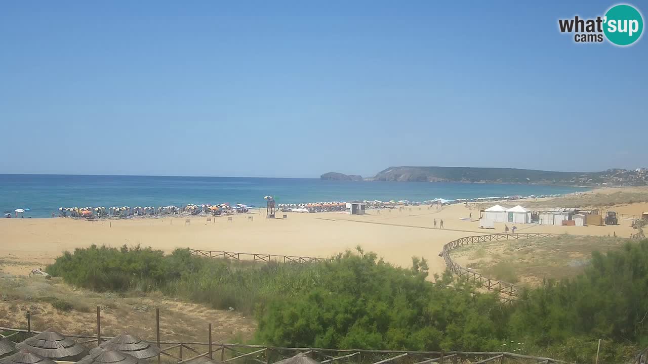Webcam Torre dei Corsari – Vue en direct sur la plage depuis Punta Usai