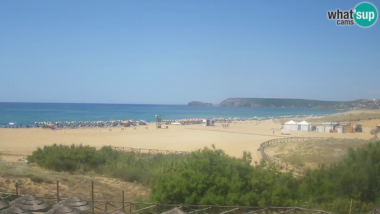 Webcam Torre dei Corsari – Vista live sulla spiaggia da Punta Usai
