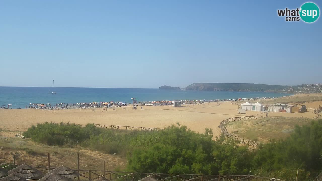 Webcam Torre dei Corsari – Vista live sulla spiaggia da Punta Usai