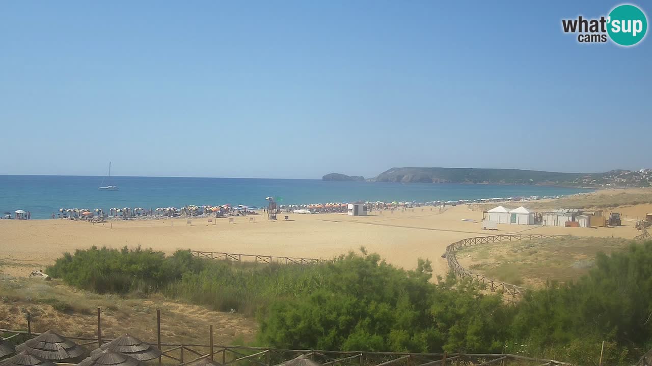 Webcam Torre dei Corsari – Vista live sulla spiaggia da Punta Usai
