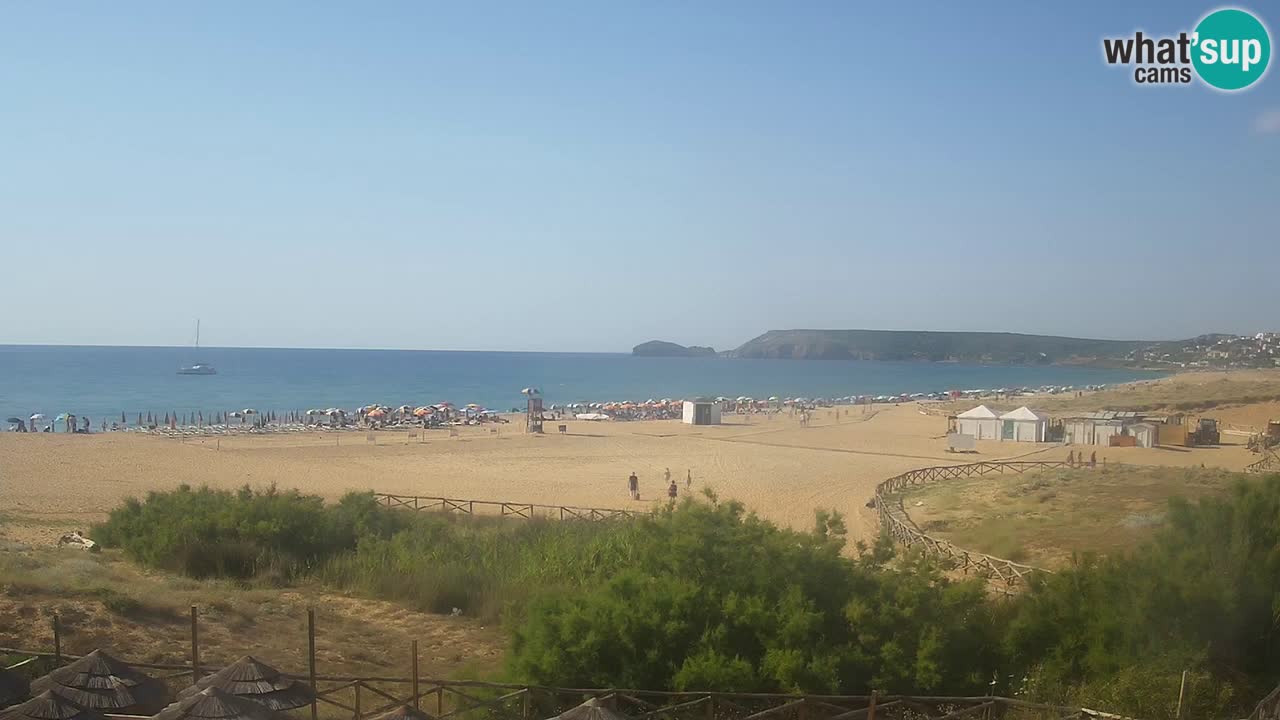 Webcam Torre dei Corsari – Live Beach View from Punta Usai