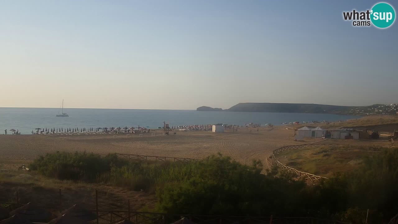Webcam Torre dei Corsari – Vista live sulla spiaggia da Punta Usai