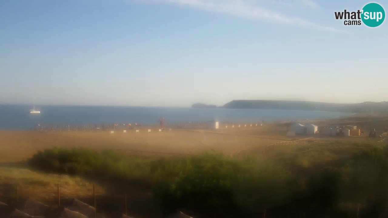 Cámara web Torre dei Corsari – Vista en directo de la playa desde Punta Usai