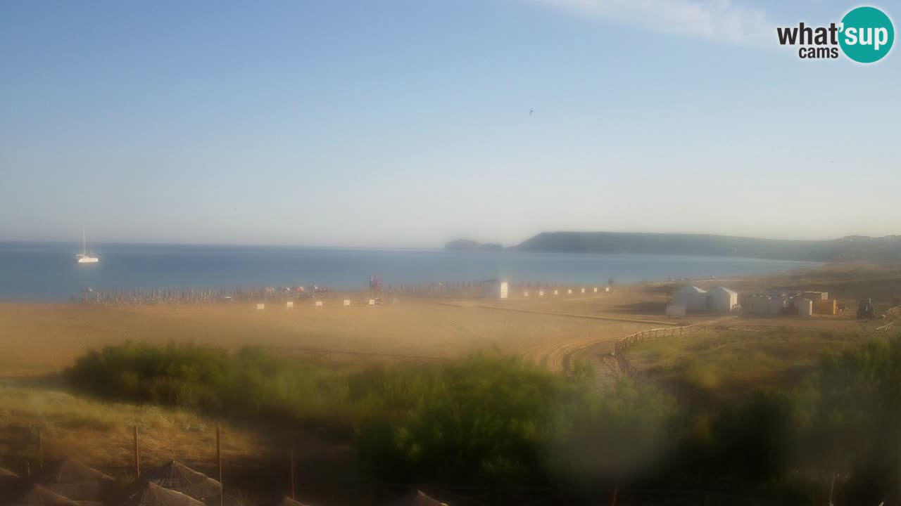 Webcam Torre dei Corsari – Live Beach View from Punta Usai