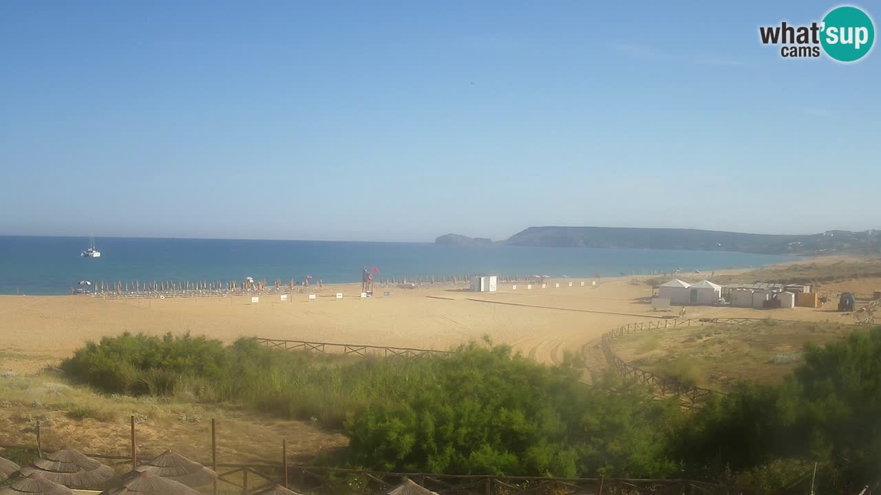 Webcam Torre dei Corsari – Liveblick auf den Strand von Punta Usai