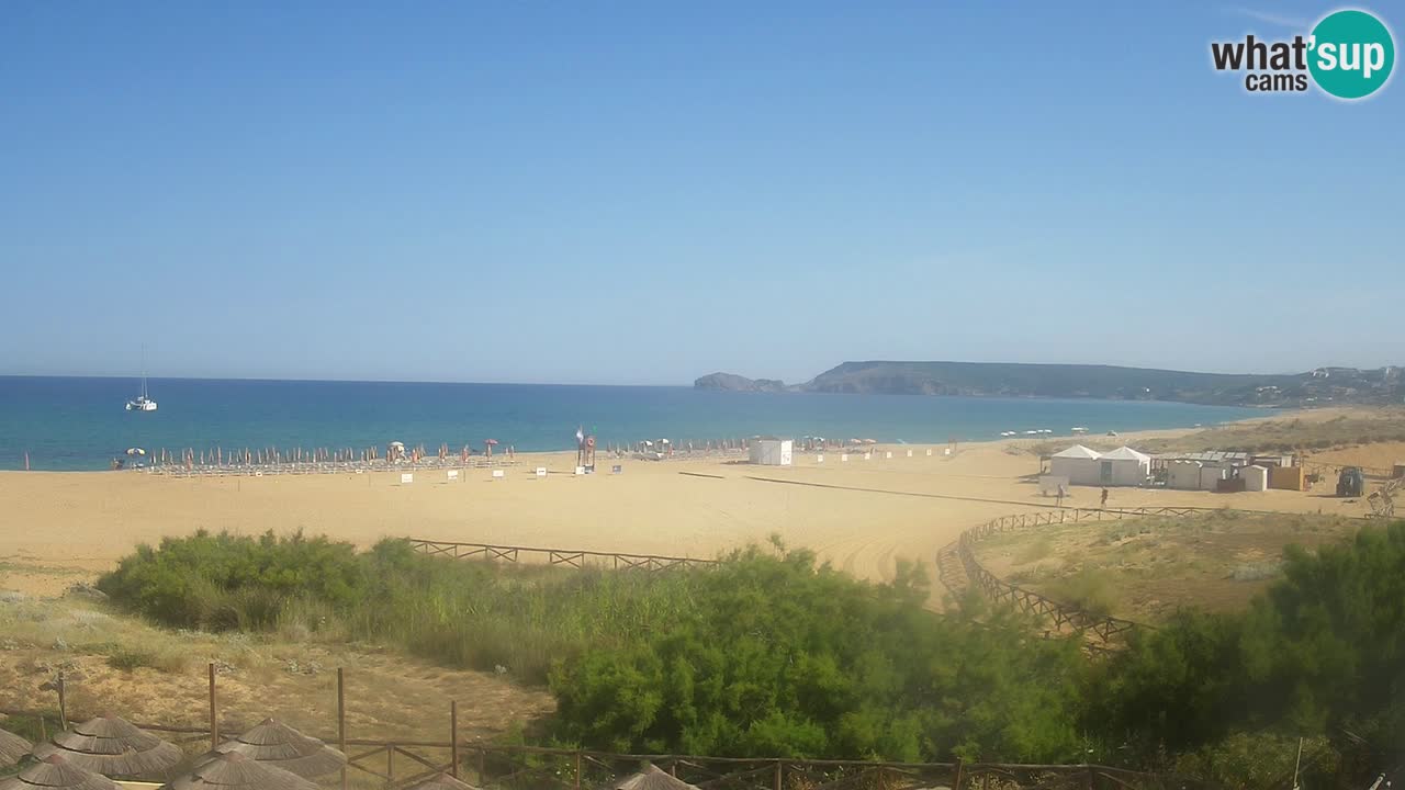 Webcam Torre dei Corsari – Live Beach View from Punta Usai
