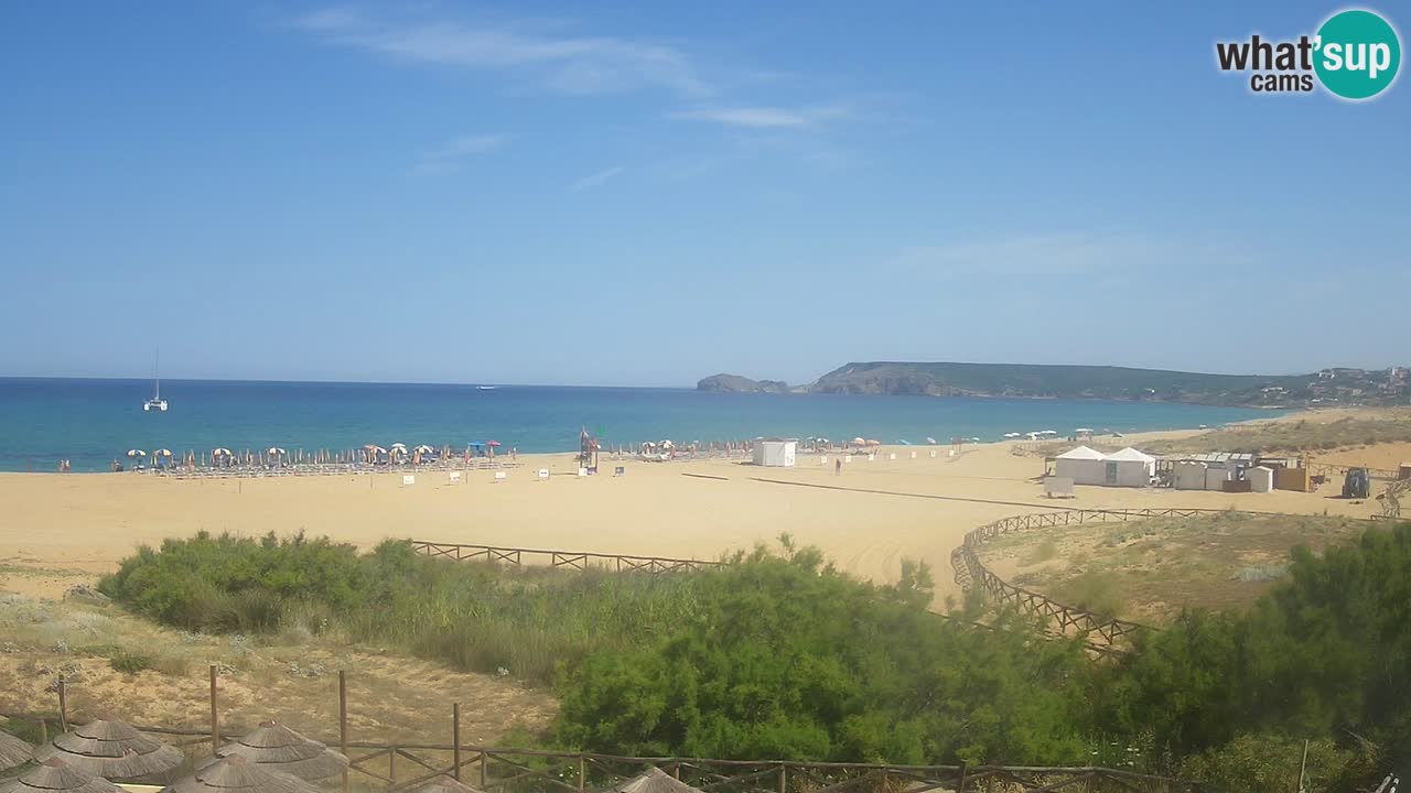 Webcam Torre dei Corsari – Live Beach View from Punta Usai
