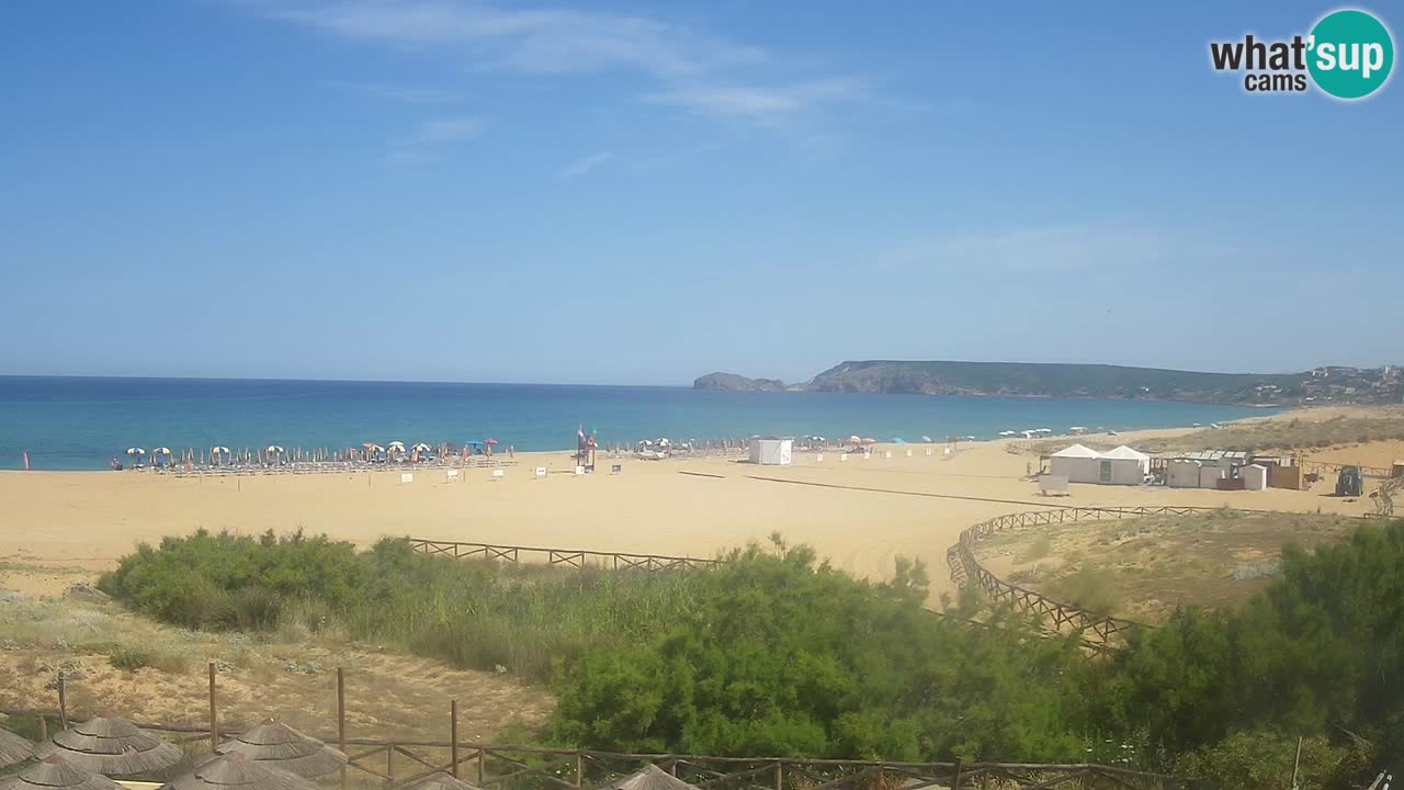 Cámara web Torre dei Corsari – Vista en directo de la playa desde Punta Usai