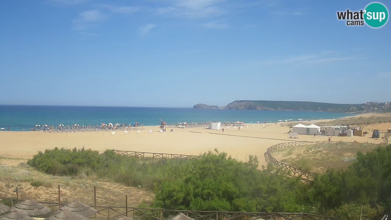 Webcam Torre dei Corsari – Vista live sulla spiaggia da Punta Usai