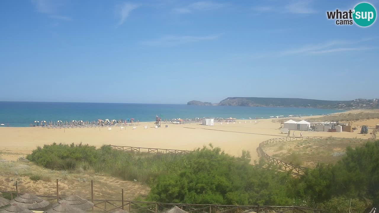 Webcam Torre dei Corsari – Vue en direct sur la plage depuis Punta Usai
