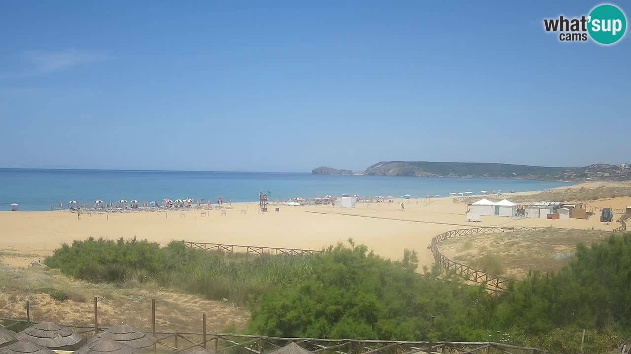 Webcam Torre dei Corsari – Liveblick auf den Strand von Punta Usai