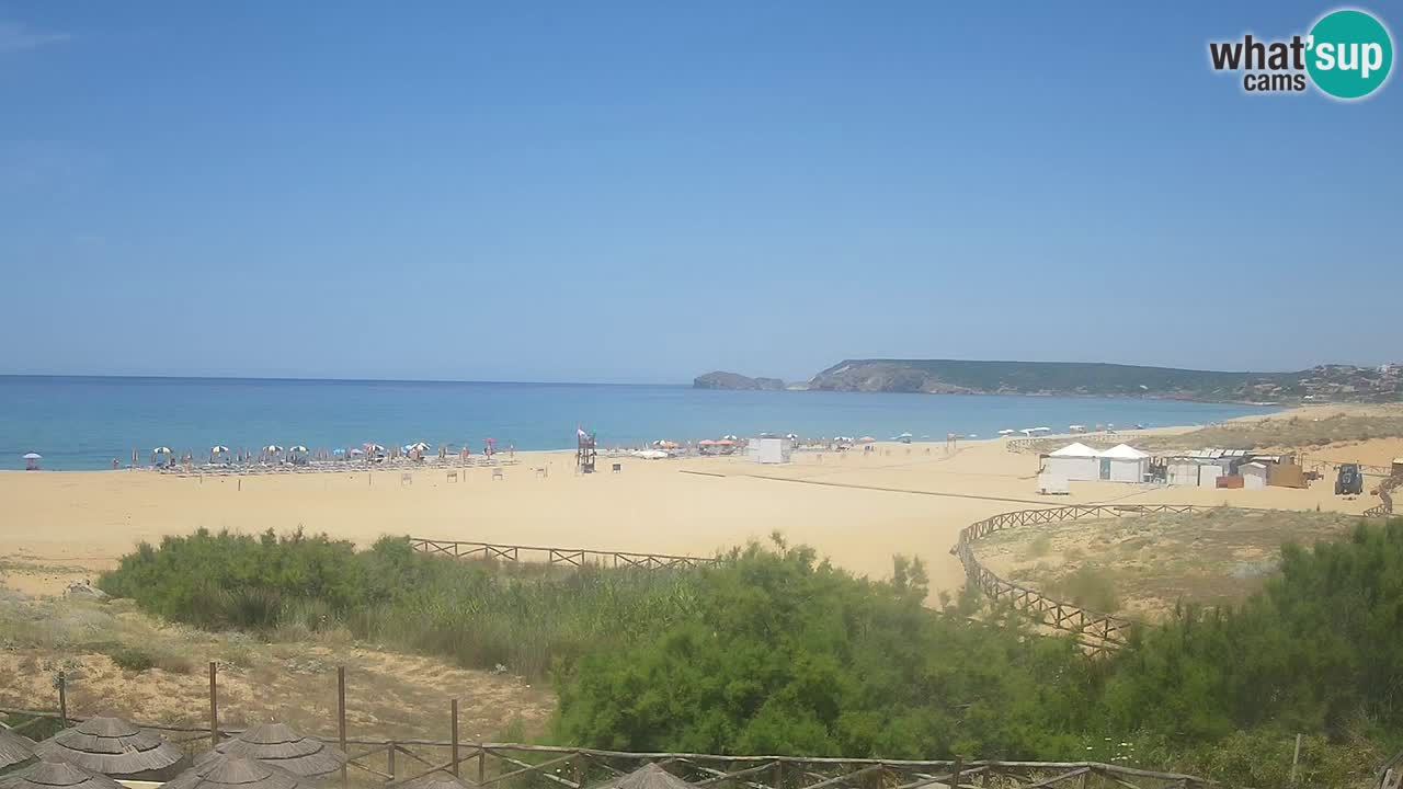 Webcam Torre dei Corsari – Liveblick auf den Strand von Punta Usai