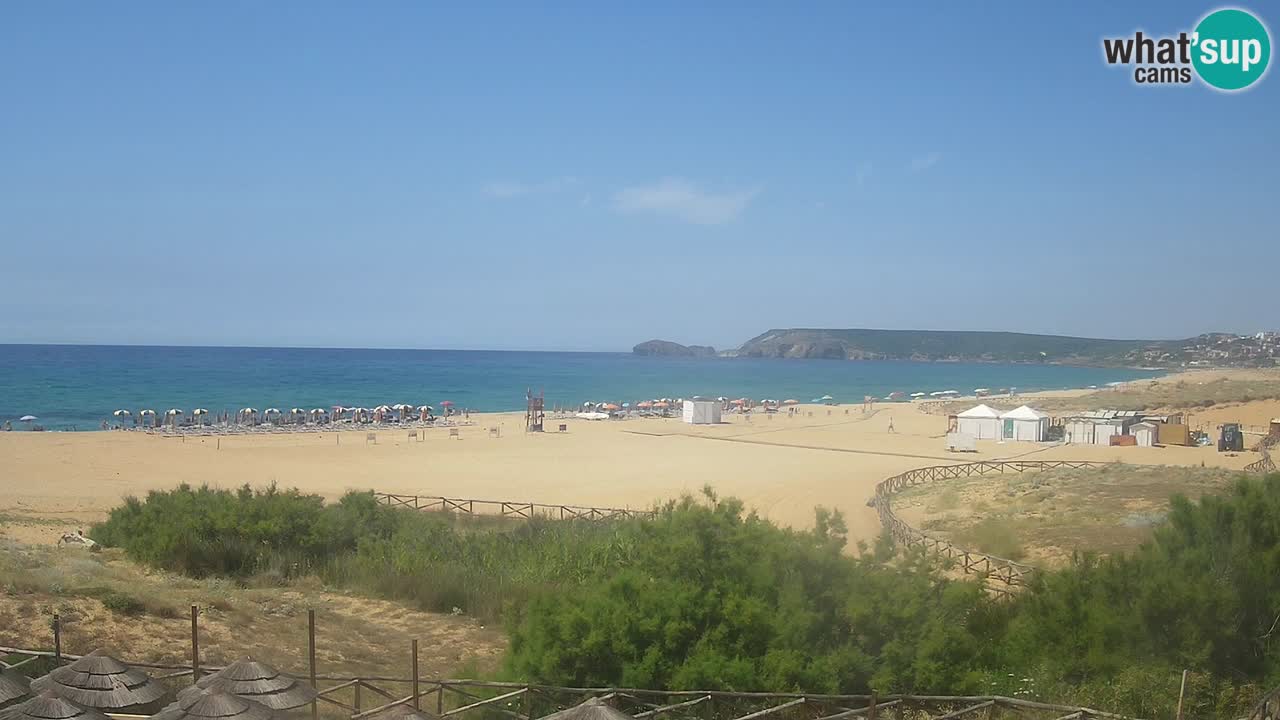 Webcam Torre dei Corsari – Vue en direct sur la plage depuis Punta Usai