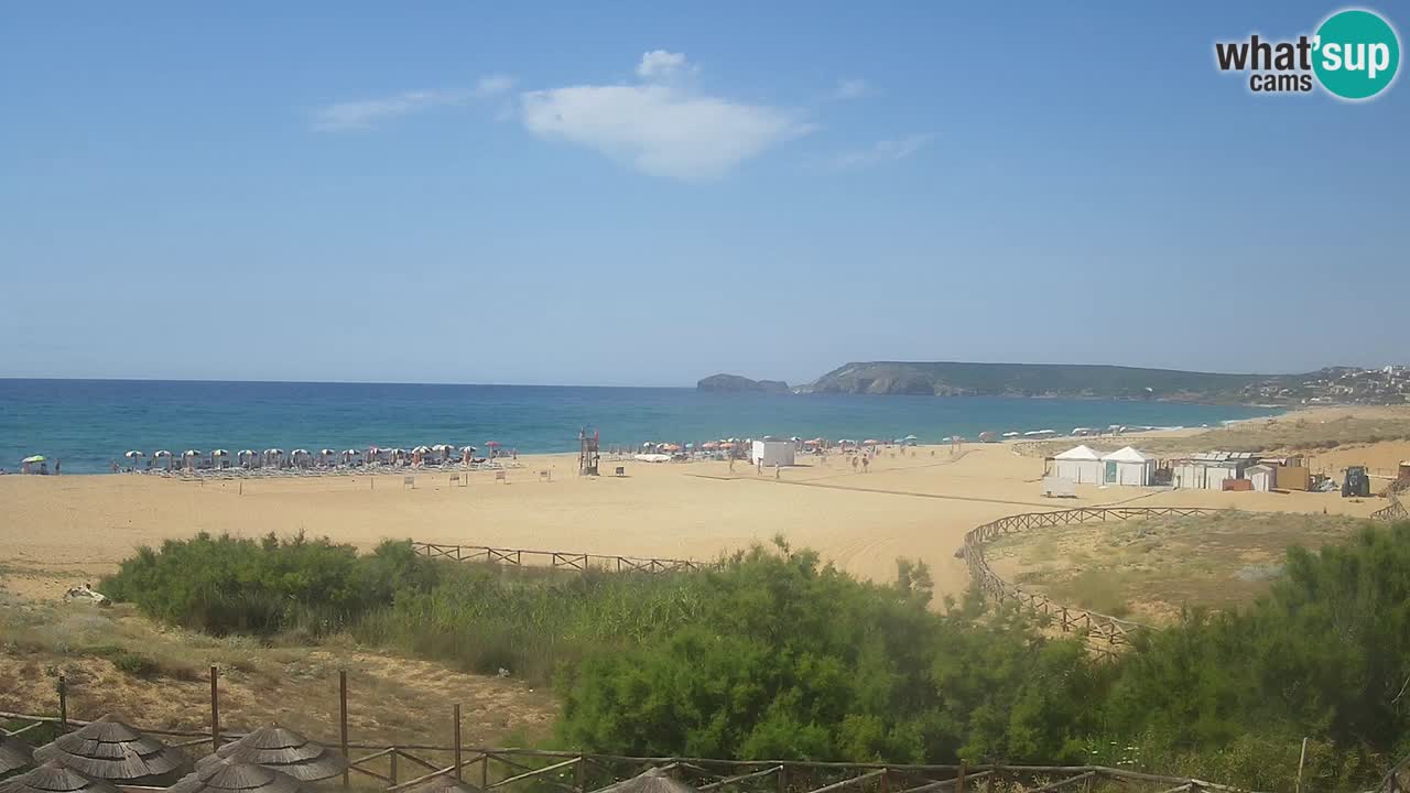 Webcam Torre dei Corsari – Vista live sulla spiaggia da Punta Usai