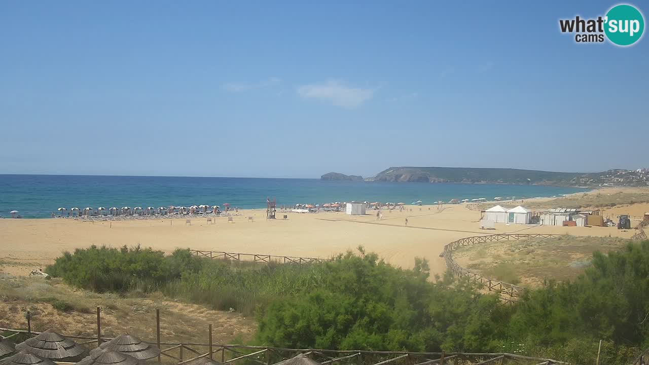 Cámara web Torre dei Corsari – Vista en directo de la playa desde Punta Usai
