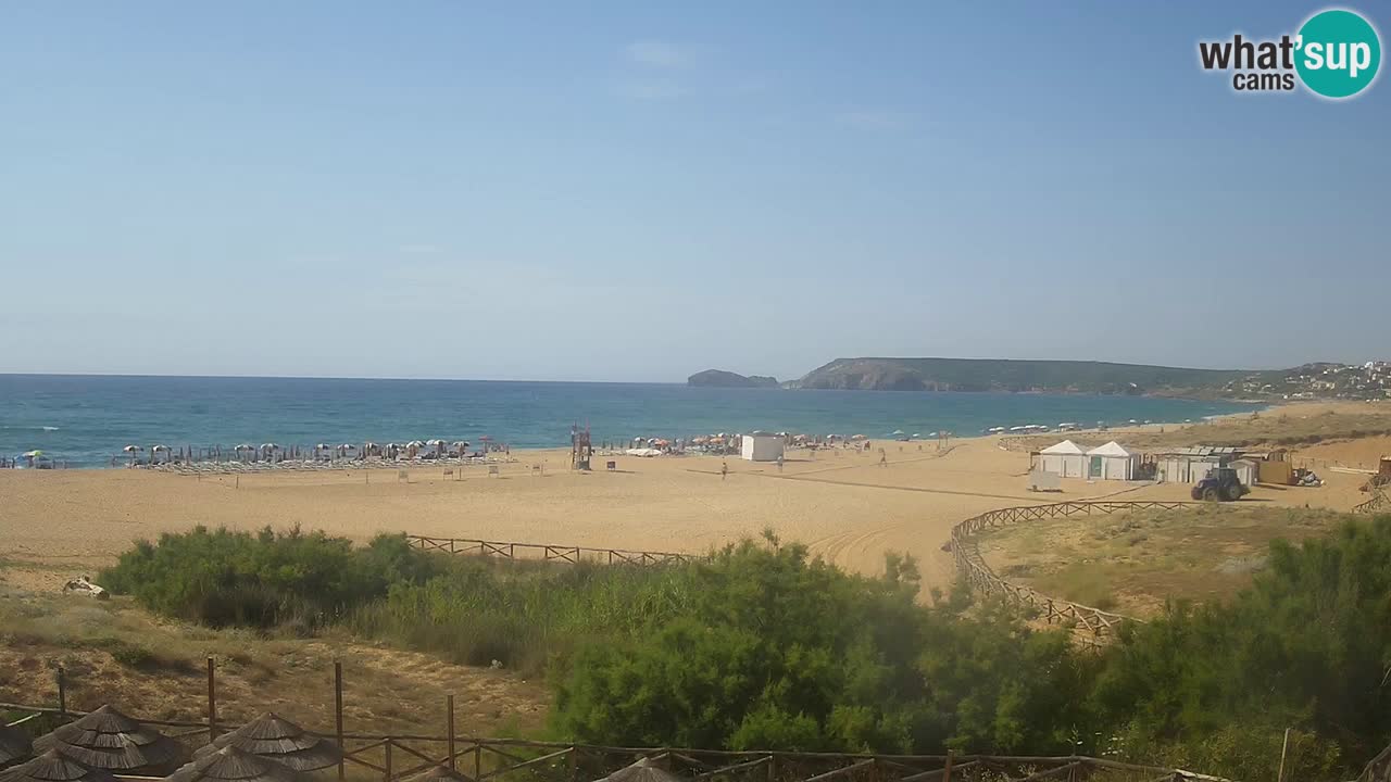 Webcam Torre dei Corsari – Liveblick auf den Strand von Punta Usai