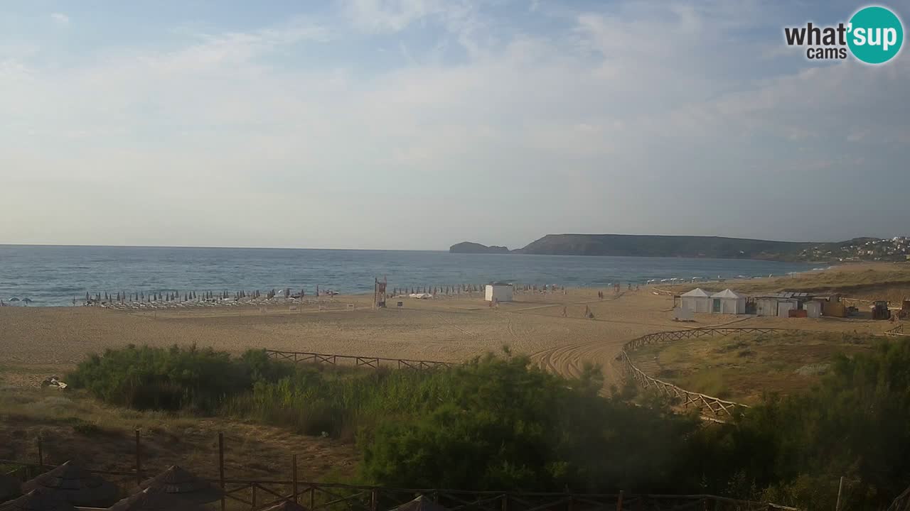 Webcam Torre dei Corsari – Vista live sulla spiaggia da Punta Usai