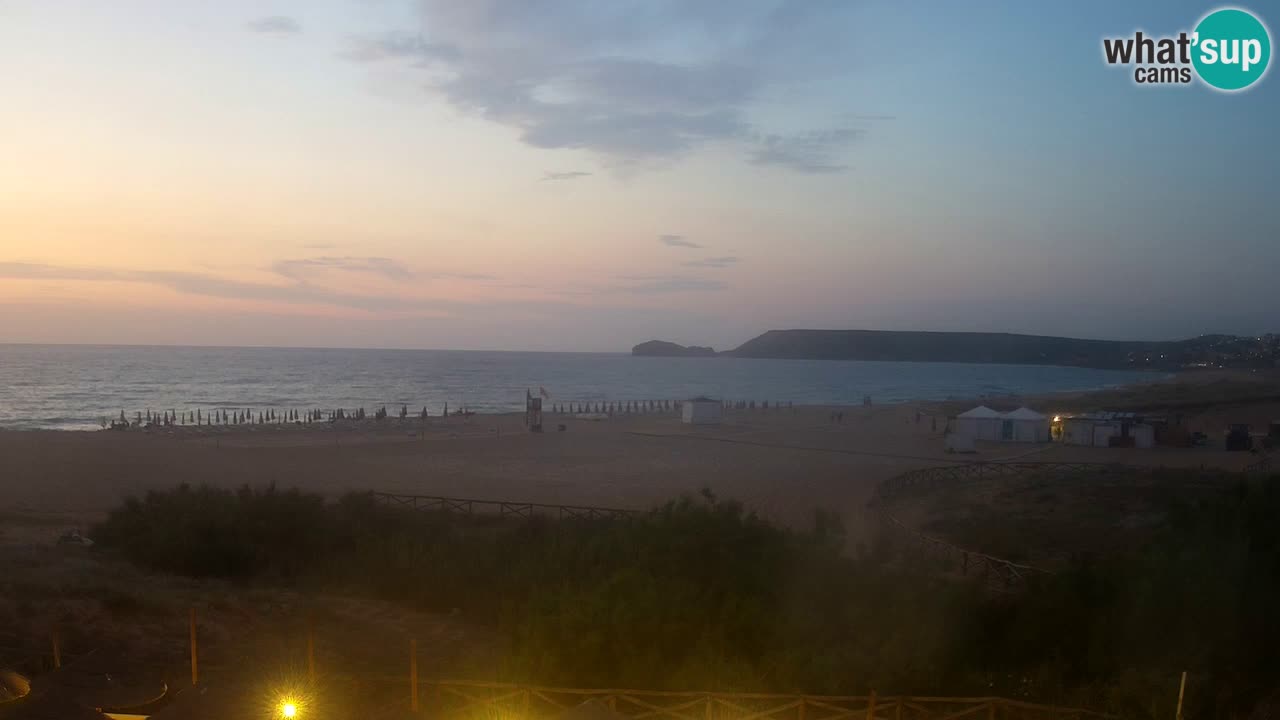 Webcam Torre dei Corsari – Vista live sulla spiaggia da Punta Usai