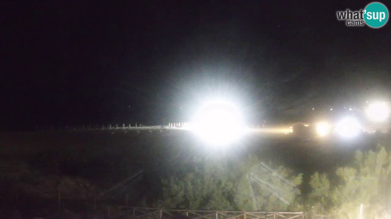 Cámara web Torre dei Corsari – Vista en directo de la playa desde Punta Usai