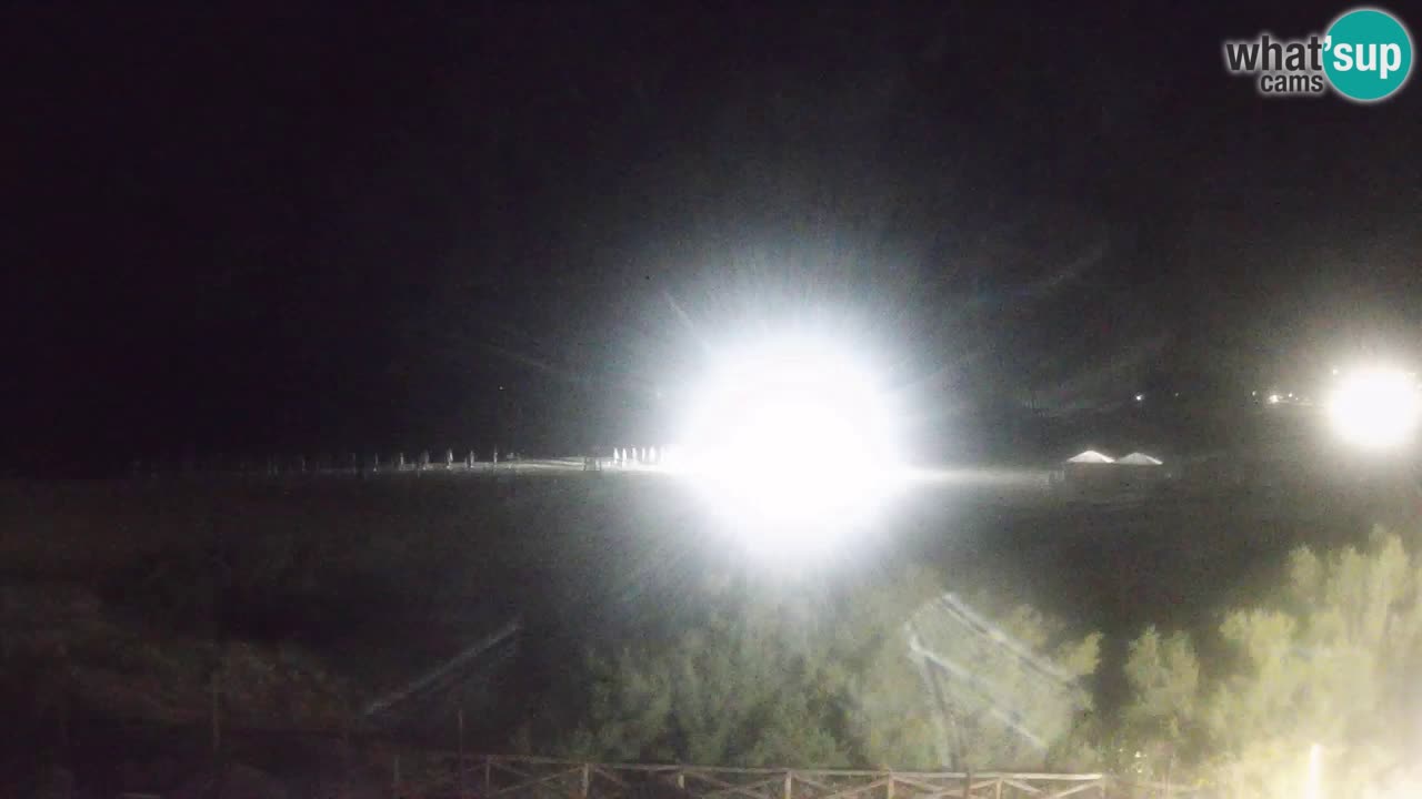 Webcam Torre dei Corsari – Vue en direct sur la plage depuis Punta Usai