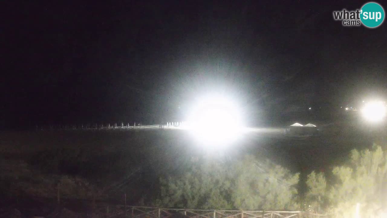 Webcam Torre dei Corsari – Vista live sulla spiaggia da Punta Usai