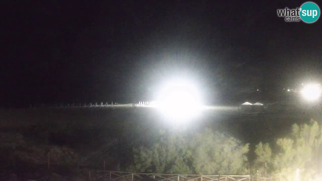 Webcam Torre dei Corsari – Vista live sulla spiaggia da Punta Usai