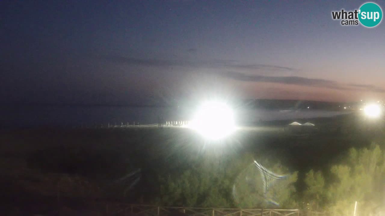 Webcam Torre dei Corsari – Liveblick auf den Strand von Punta Usai