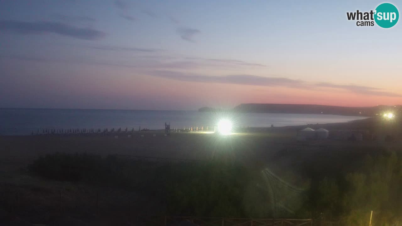 Cámara web Torre dei Corsari – Vista en directo de la playa desde Punta Usai